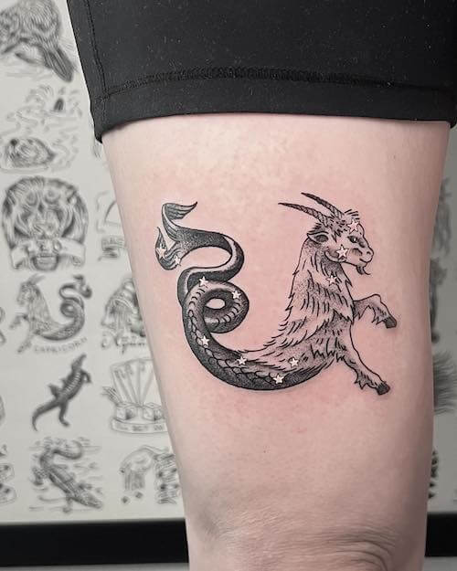 Capricorn tattoos for women