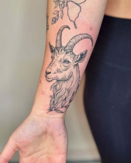 Capricorn tattoos for women