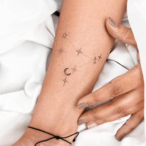 Capricorn tattoos for women