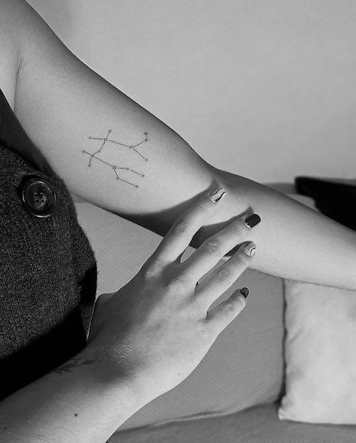 Gemini tattoos women