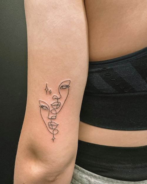 Gemini tattoos women