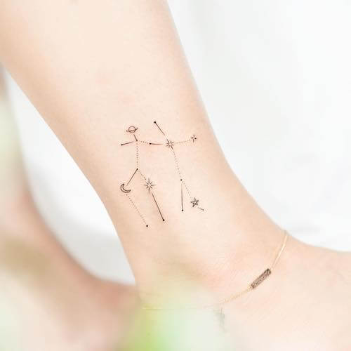 Gemini tattoos women