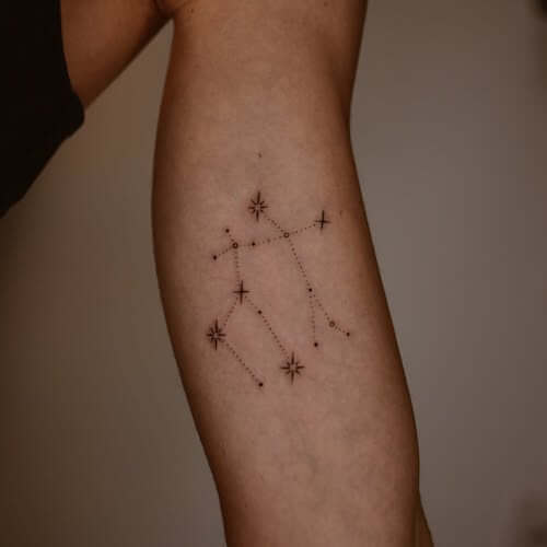 Gemini tattoos women