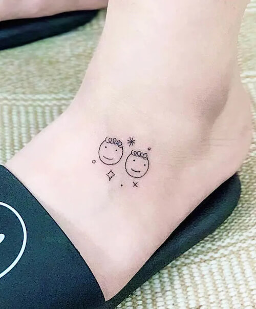 Gemini tattoos women