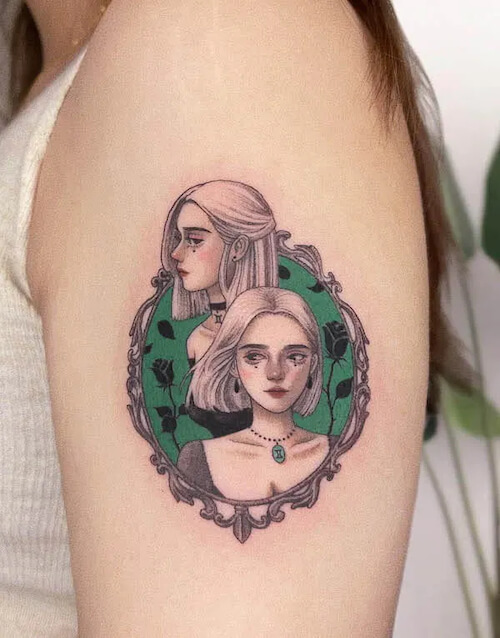 Gemini tattoos women