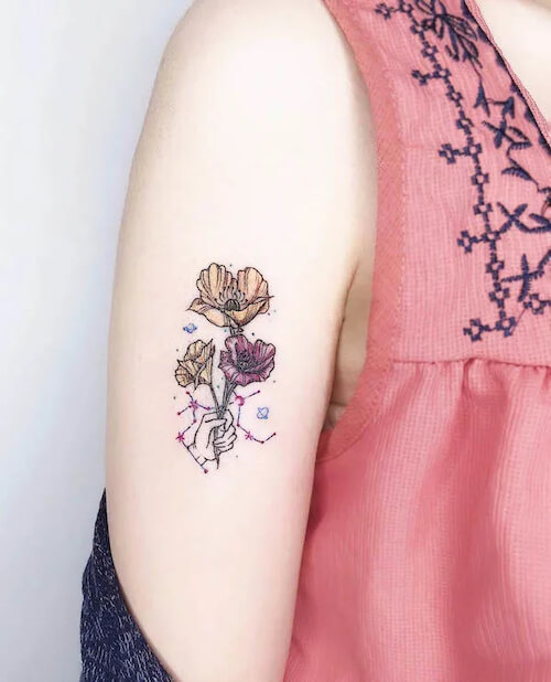 Gemini tattoos women