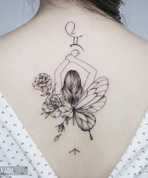 Gemini tattoos women
