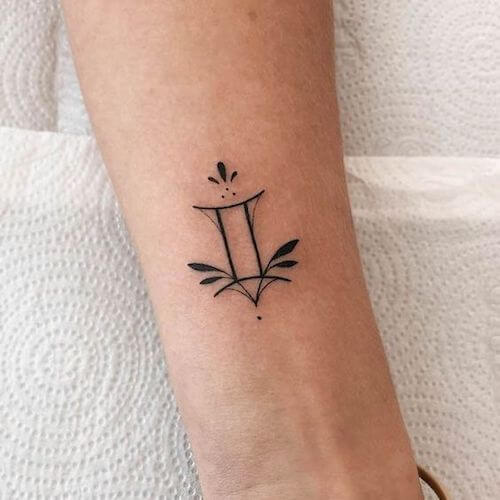 Gemini tattoos women