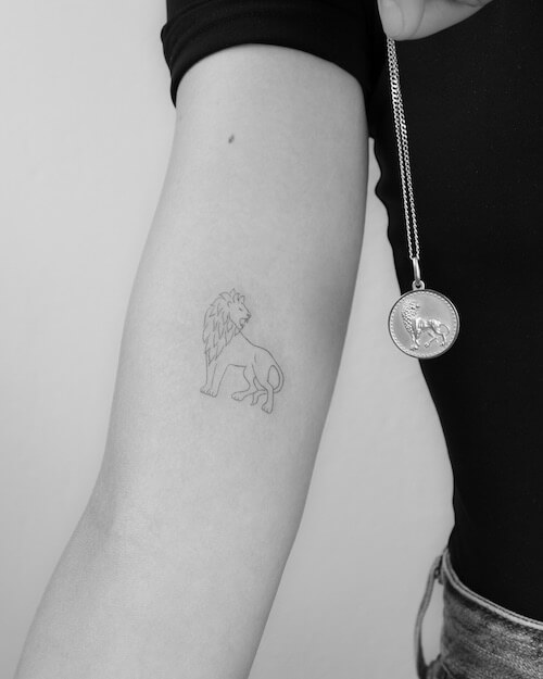 Leo tattoos women