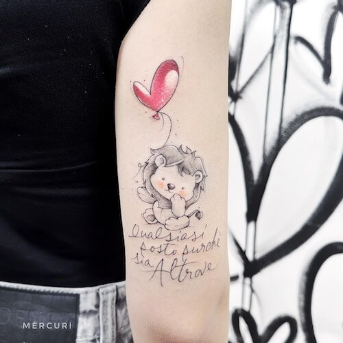 Leo tattoos women