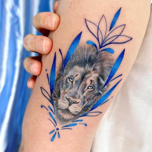 Leo tattoos women
