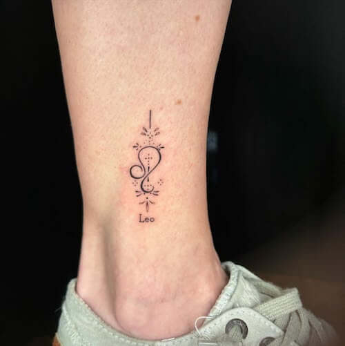 Leo tattoos women