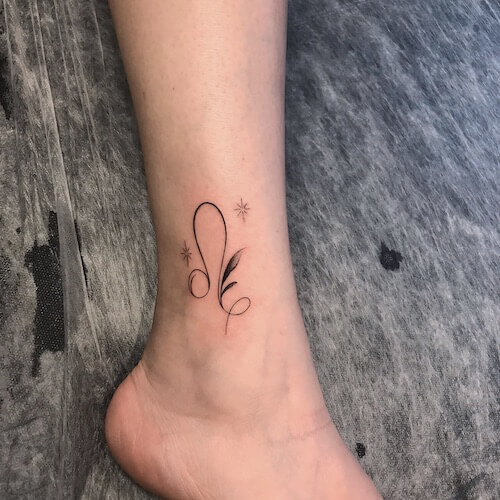 Leo tattoos women