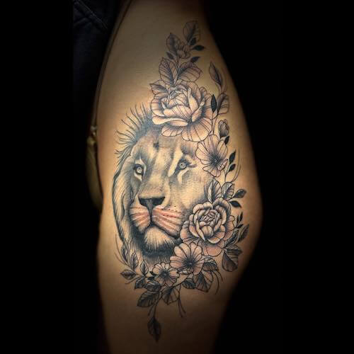 Leo tattoos women