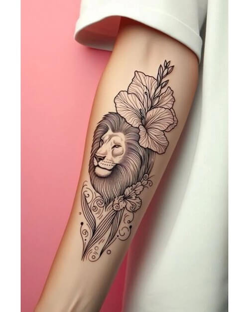 Leo tattoos women