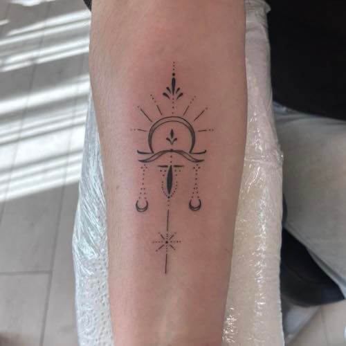 Libra tattoos for women