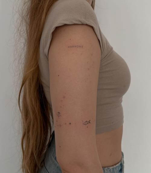 Pisces tattoos for women