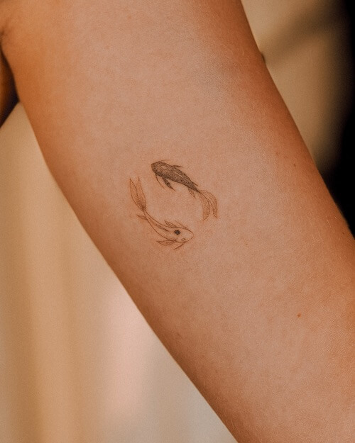 Pisces tattoos for women