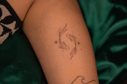 Pisces tattoos for women
