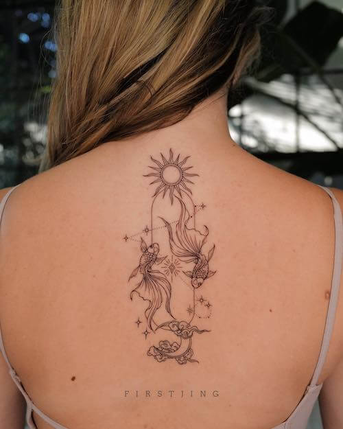Pisces tattoos for women