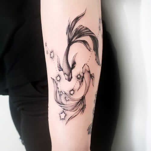 Pisces tattoos for women