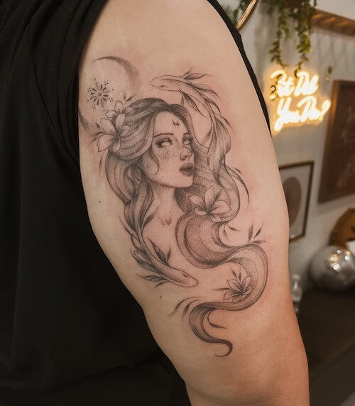 Pisces tattoos for women