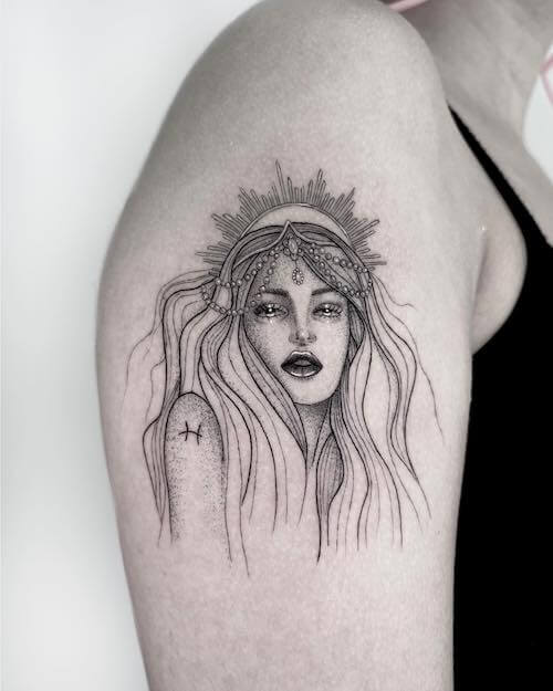 Pisces tattoos for women