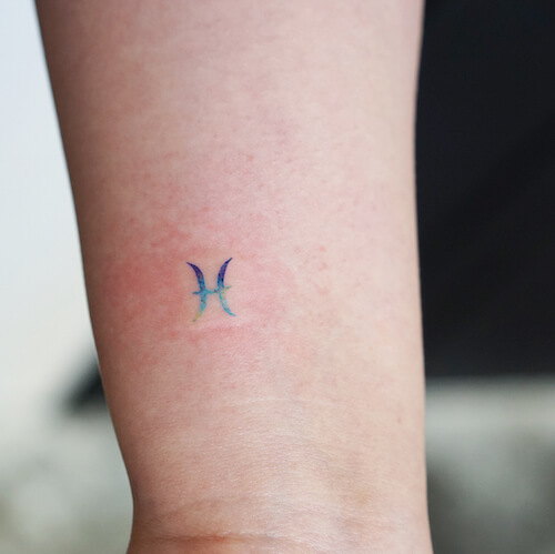 Pisces tattoos for women
