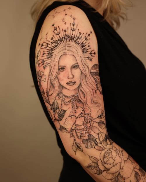 Sagittarius tattoos women