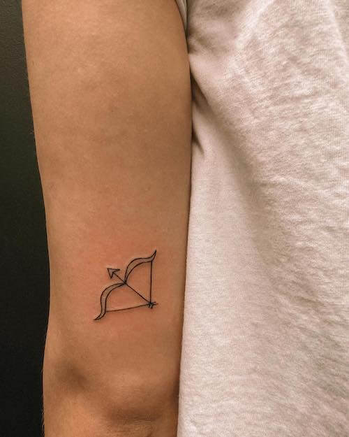 Sagittarius tattoos women