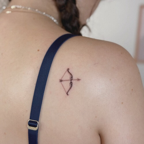 Sagittarius tattoos women