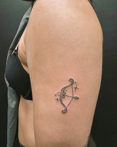 Sagittarius tattoos women