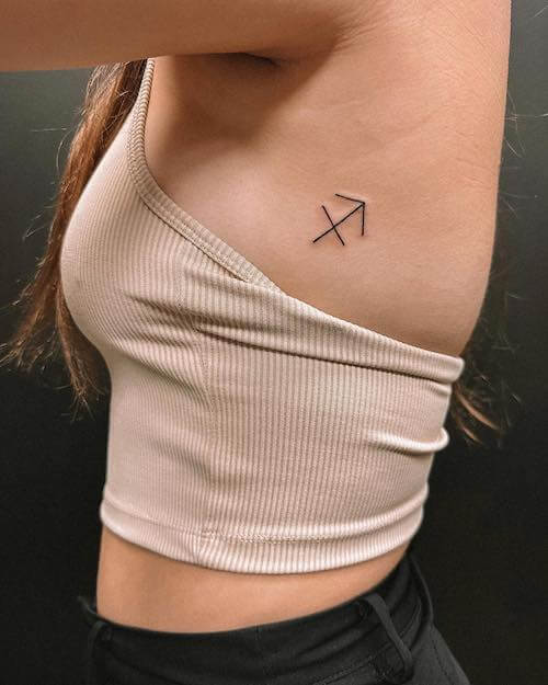 Sagittarius tattoos women