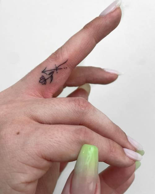 Sagittarius tattoos women