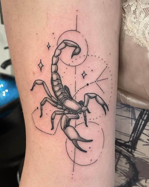 scorpio tattoos women