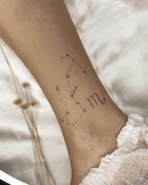 scorpio tattoos women