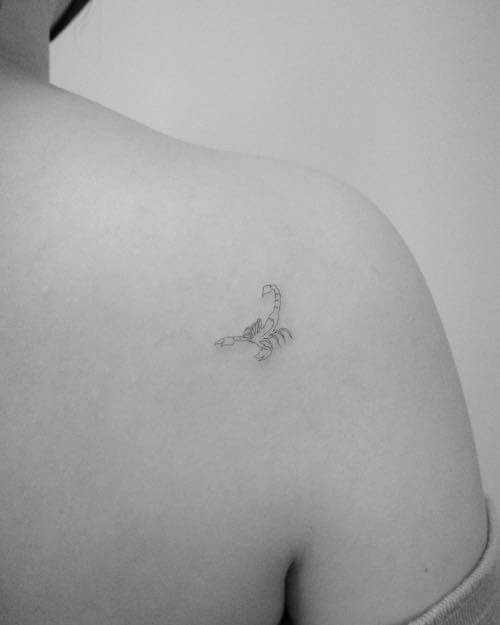 scorpio tattoos women