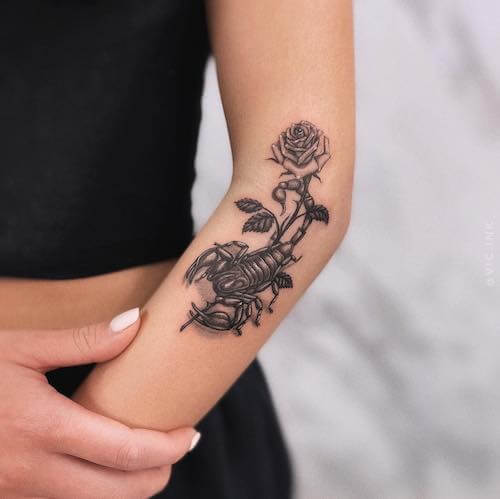 scorpio tattoos women