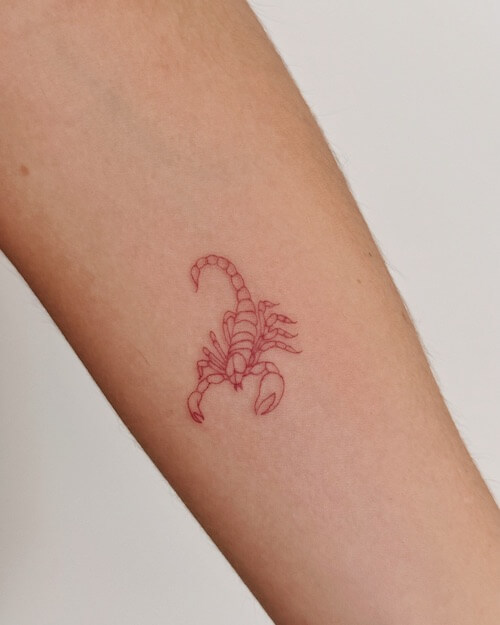 scorpio tattoos women