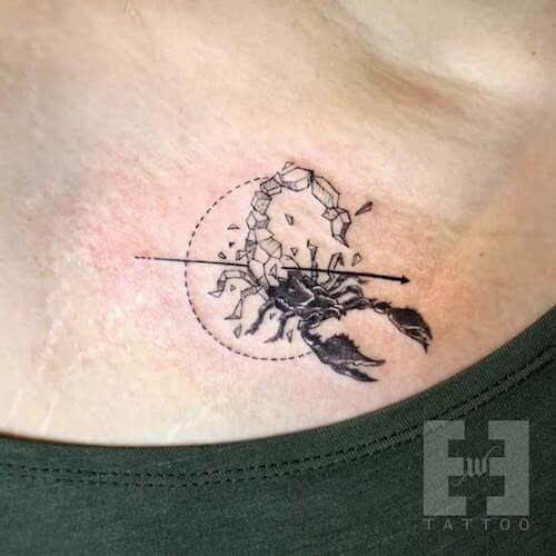 scorpio tattoos women