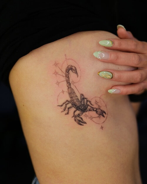 scorpio tattoos women