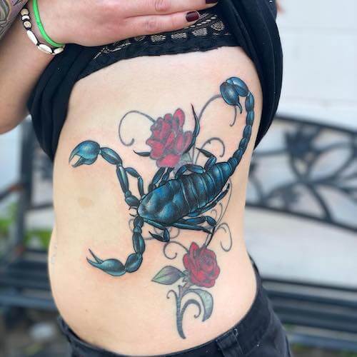 scorpio tattoos women