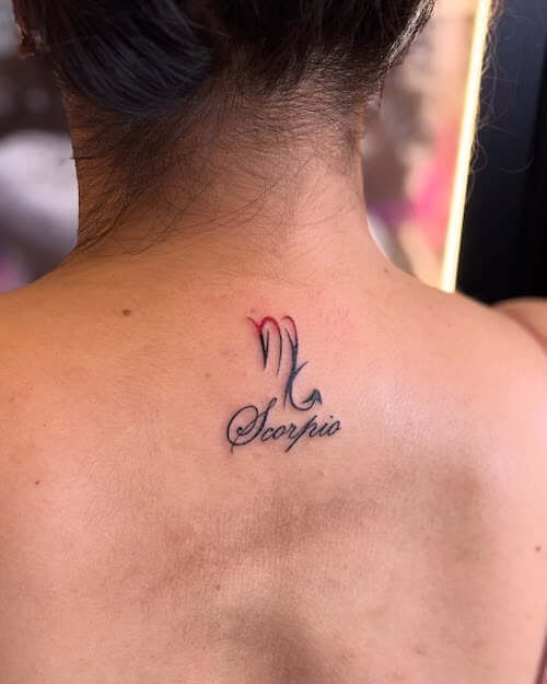 scorpio tattoos women