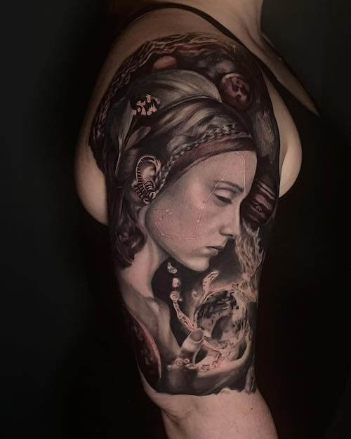 scorpio tattoos women