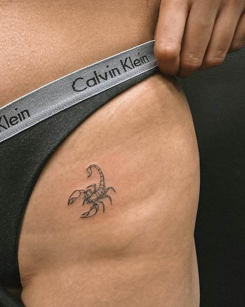 scorpio tattoos women