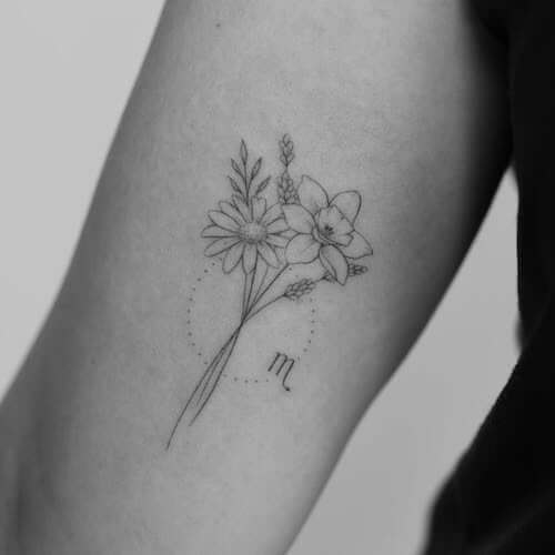 scorpio tattoos women