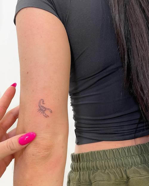 scorpio tattoos women