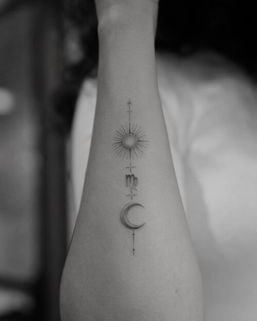 Virgo tattoos women