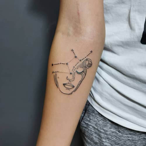 Virgo tattoos women