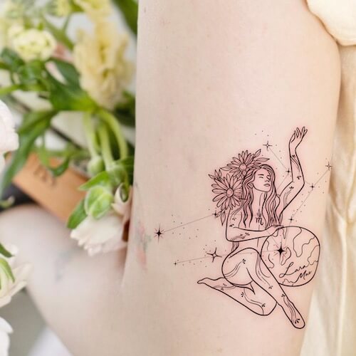 Virgo tattoos women